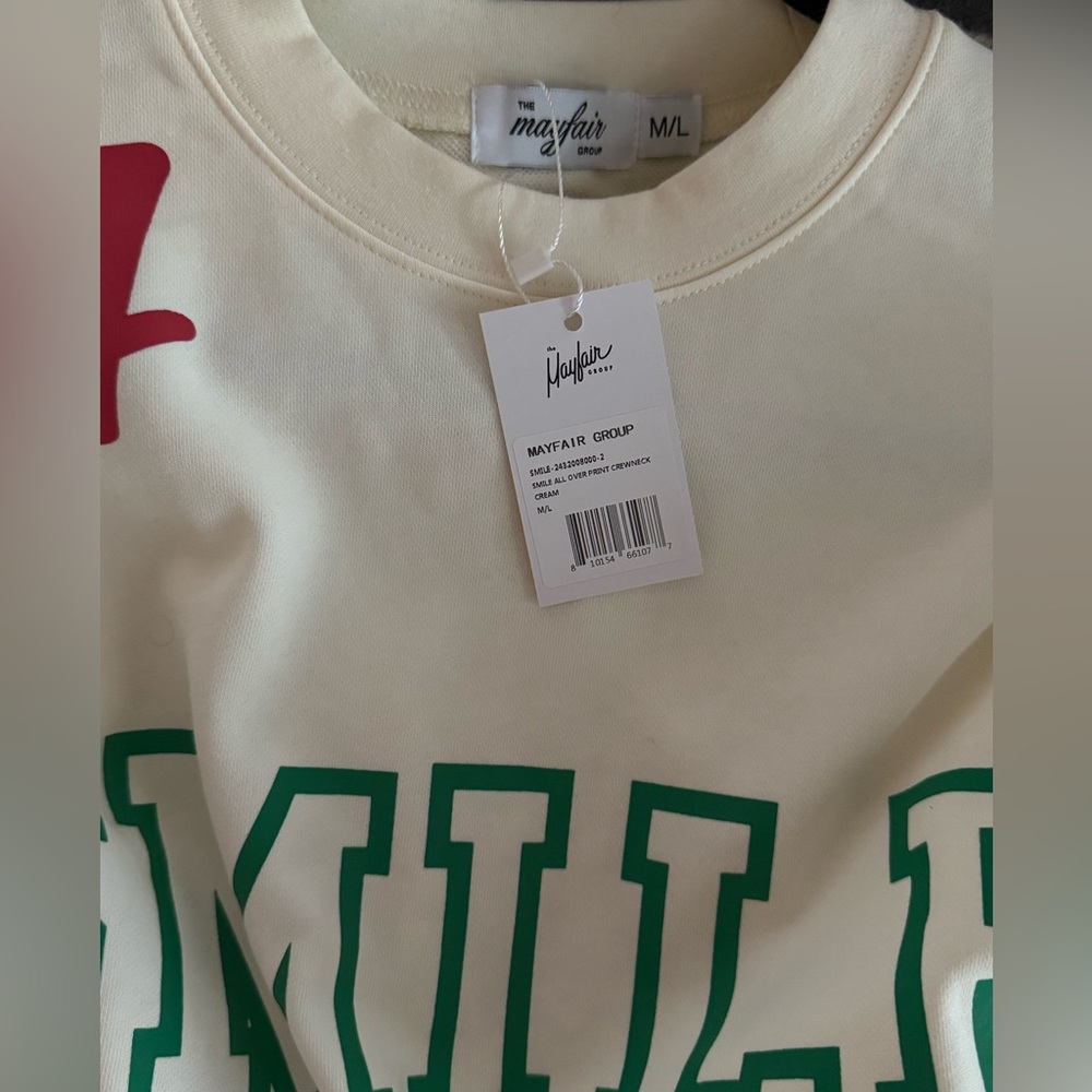 NWT The Mayfair Group Affirmations Crewneck - Picture 8 of 8
